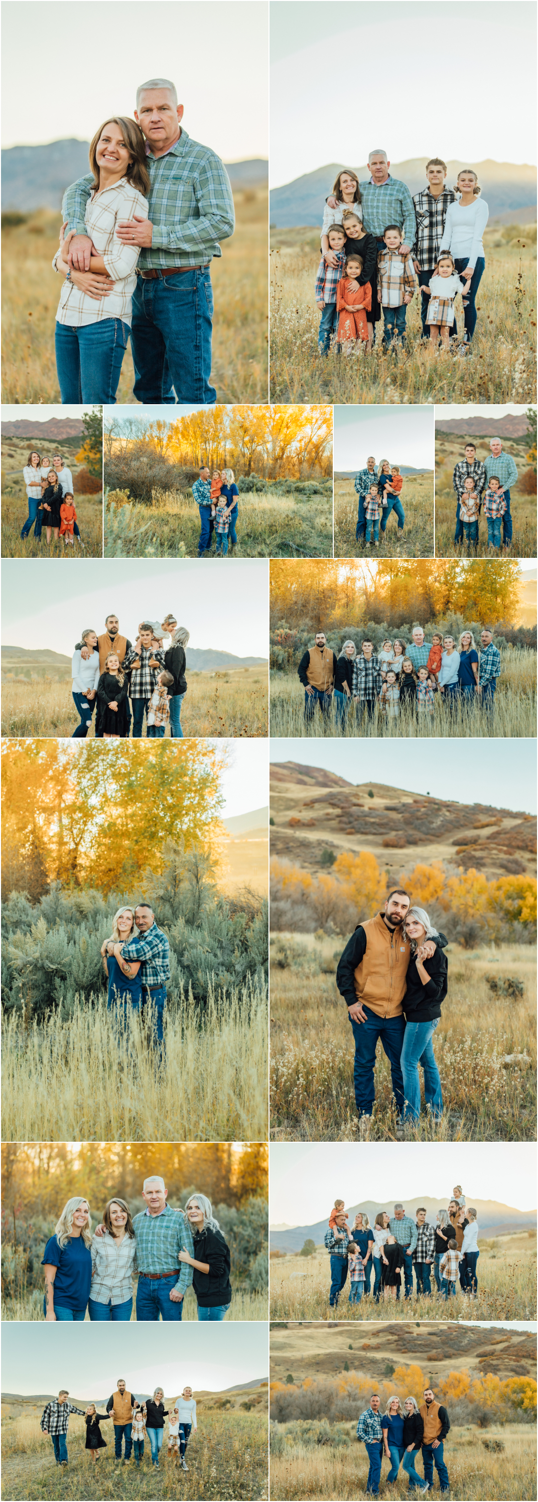 Fall Extended Family Photography - Spanish Fork Utah