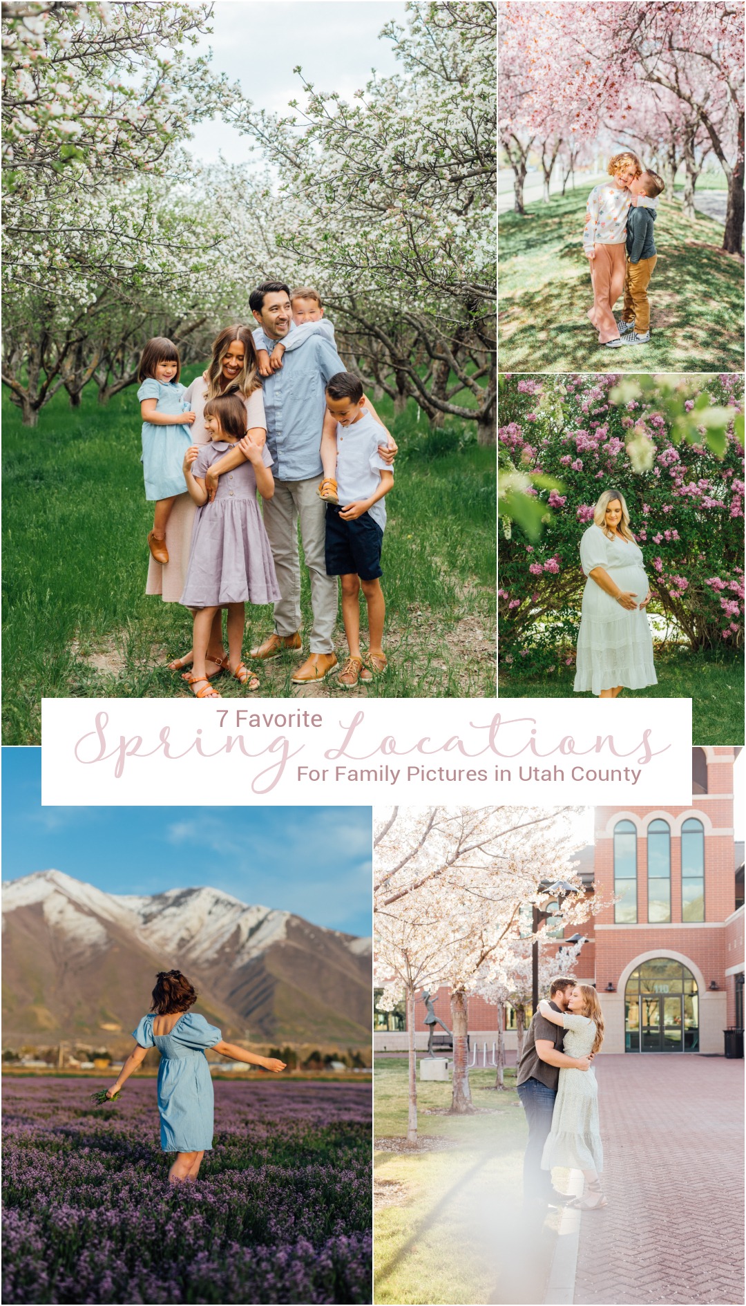 Utah Spring Family Photography Locations in Utah County - Jenisse photography