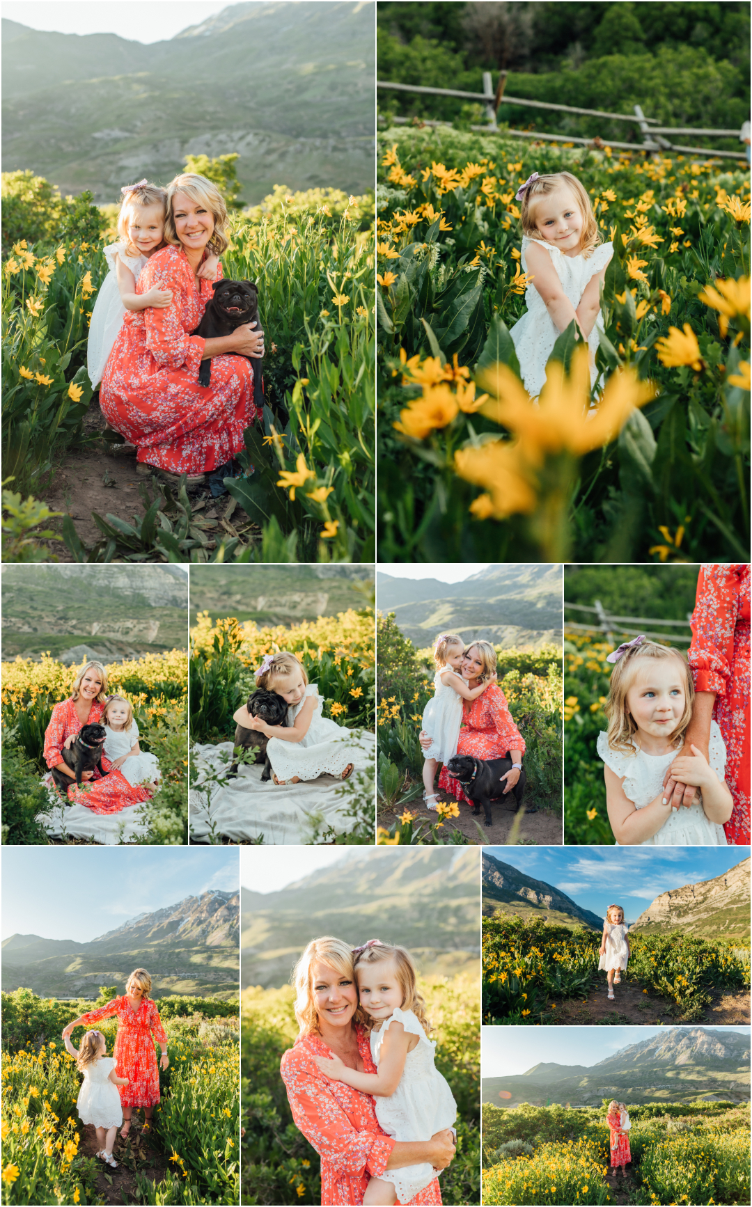 Spring Mother Daughter Pictures - Squaw Peak Provo Photographer