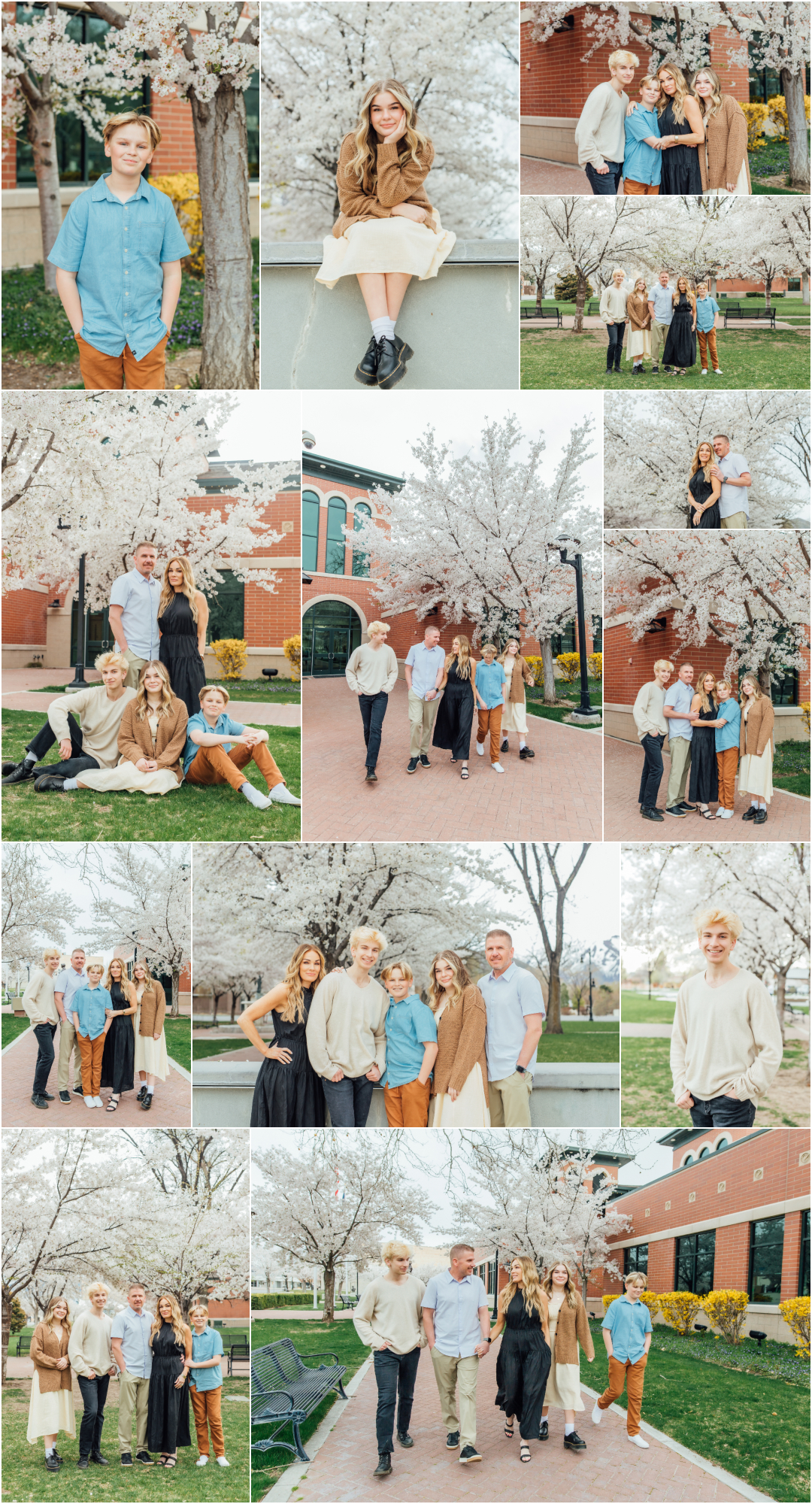 Springville Family Photographer - Utah Spring Blossoms