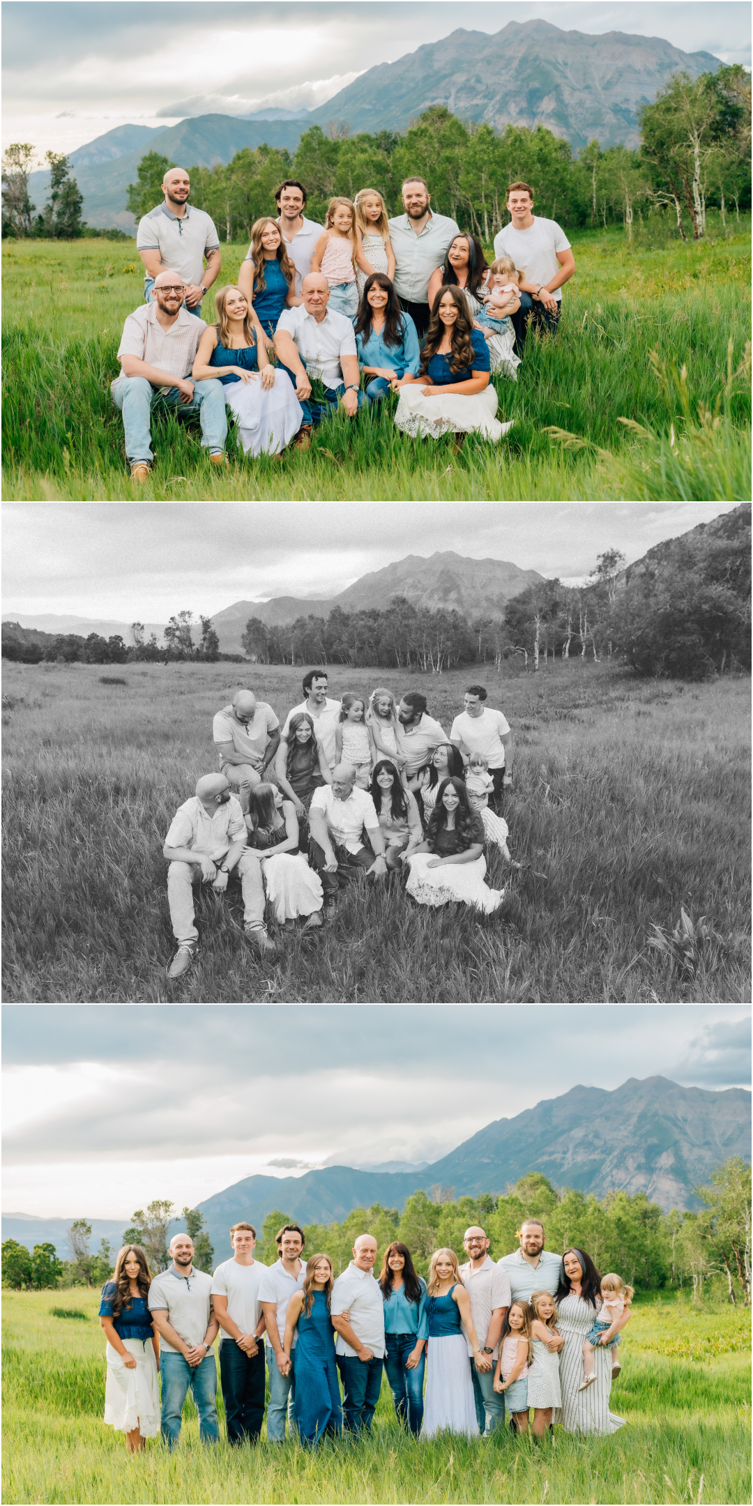 Extended Family Photographer - Provo Canyon Wild Flowers