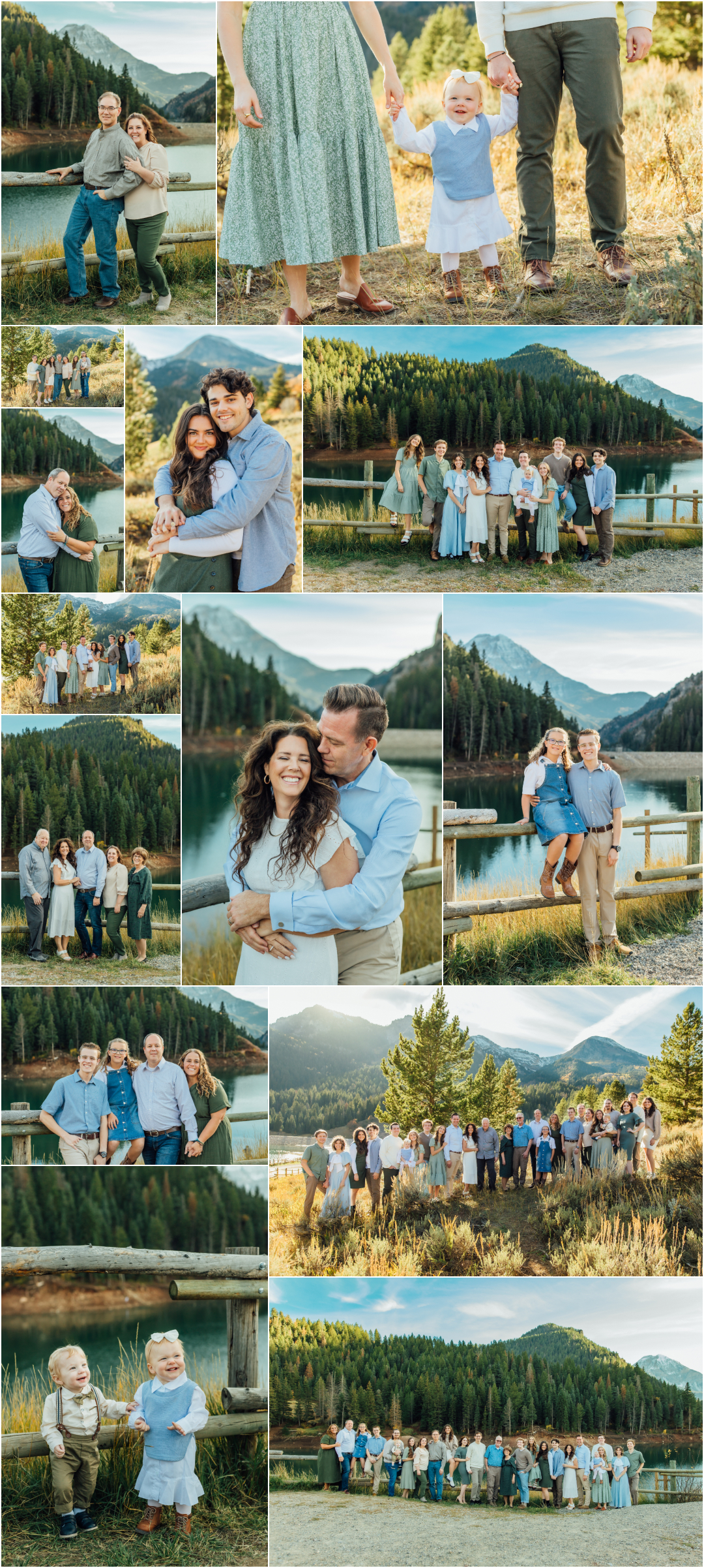 Summer Extended Family Photography - Tibble Fork Photographer