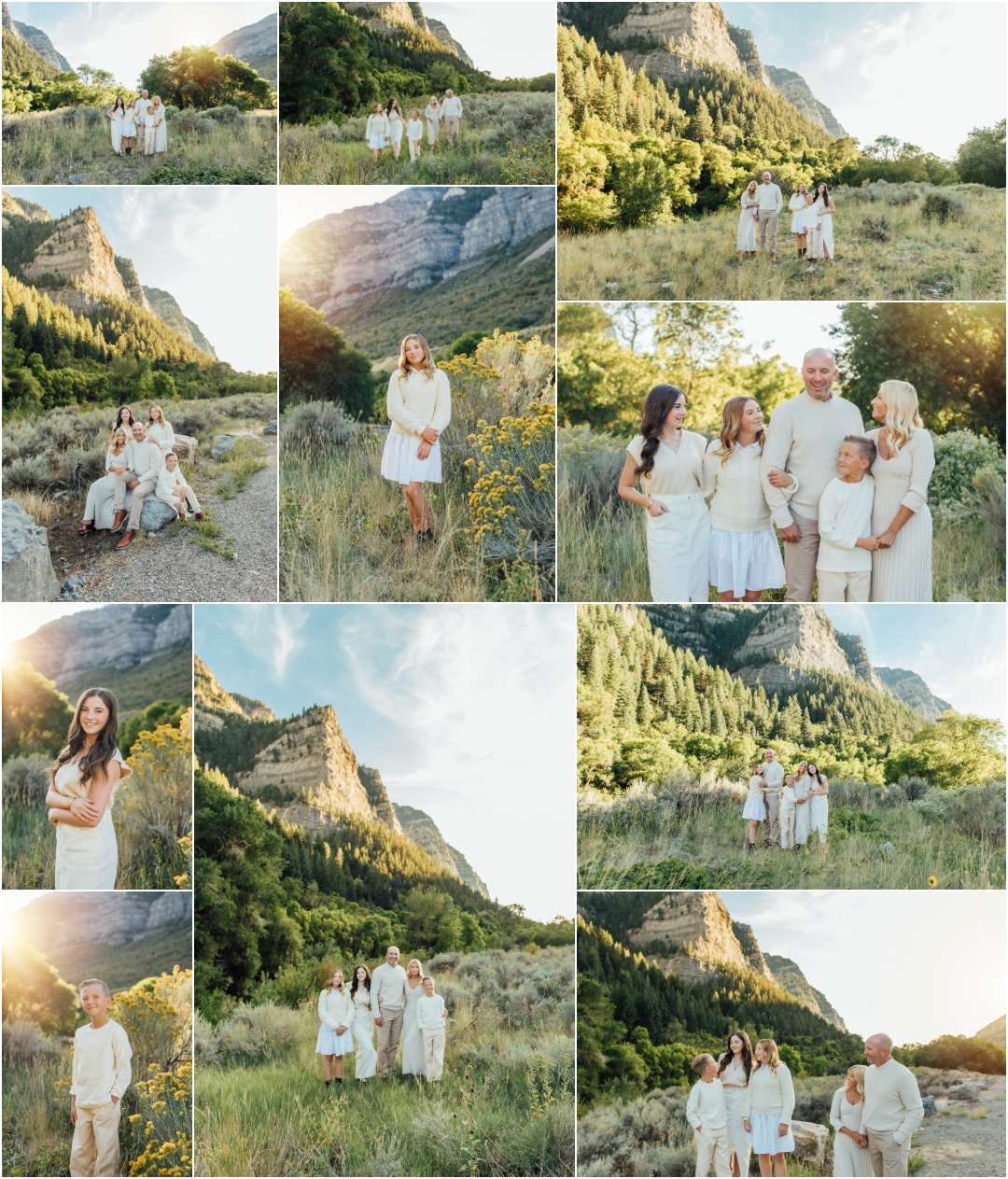 Provo Canyon Family Pictures - Summer Family Photography