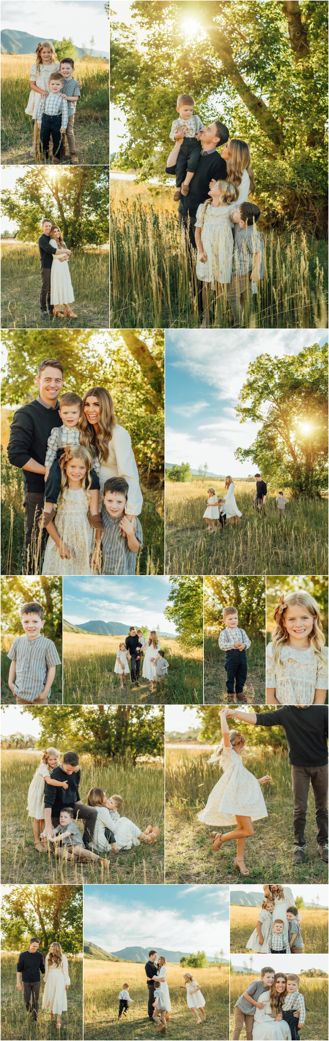 Mapleton Family Photographer - Utah Summer Family Pictures