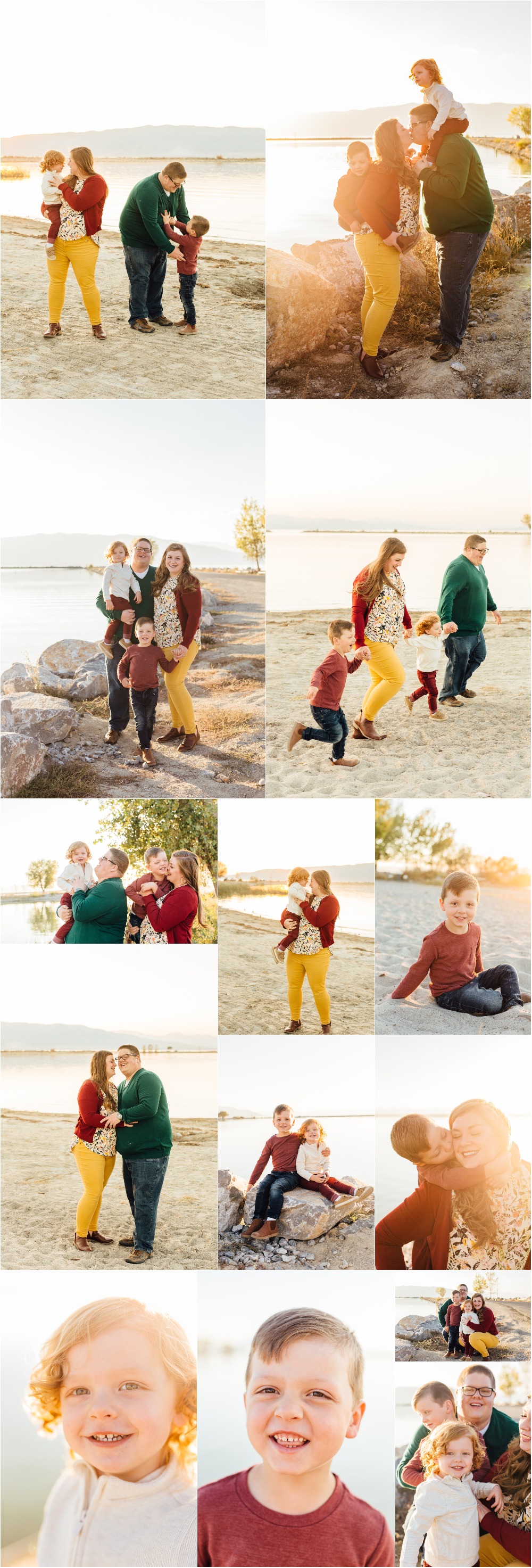 Black Family - Utah Lake State Park Provo Photographer