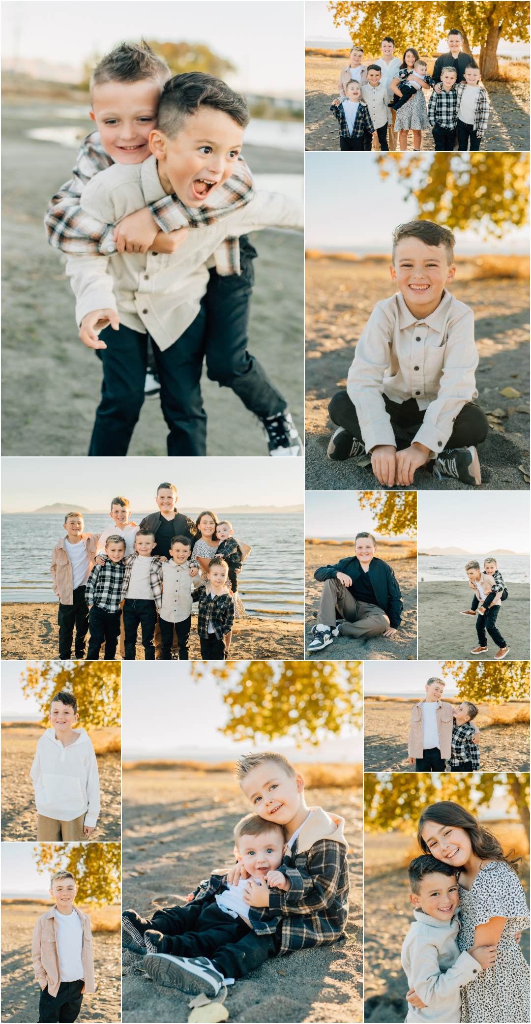 Grandkids Portraits in Vineyard Utah - Cousins Photography Utah County
