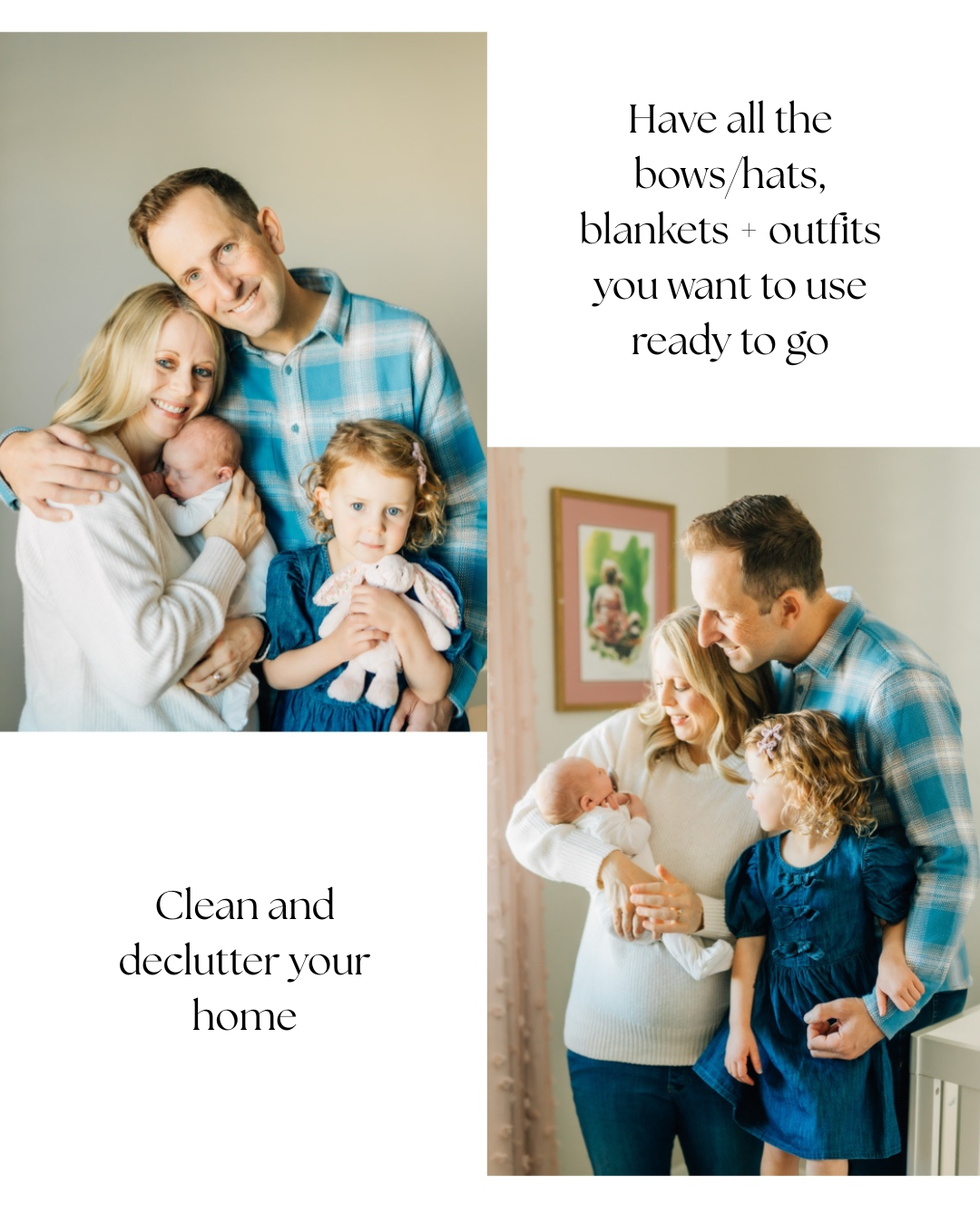 Preparing for your home newborn session - Utah County Photographer