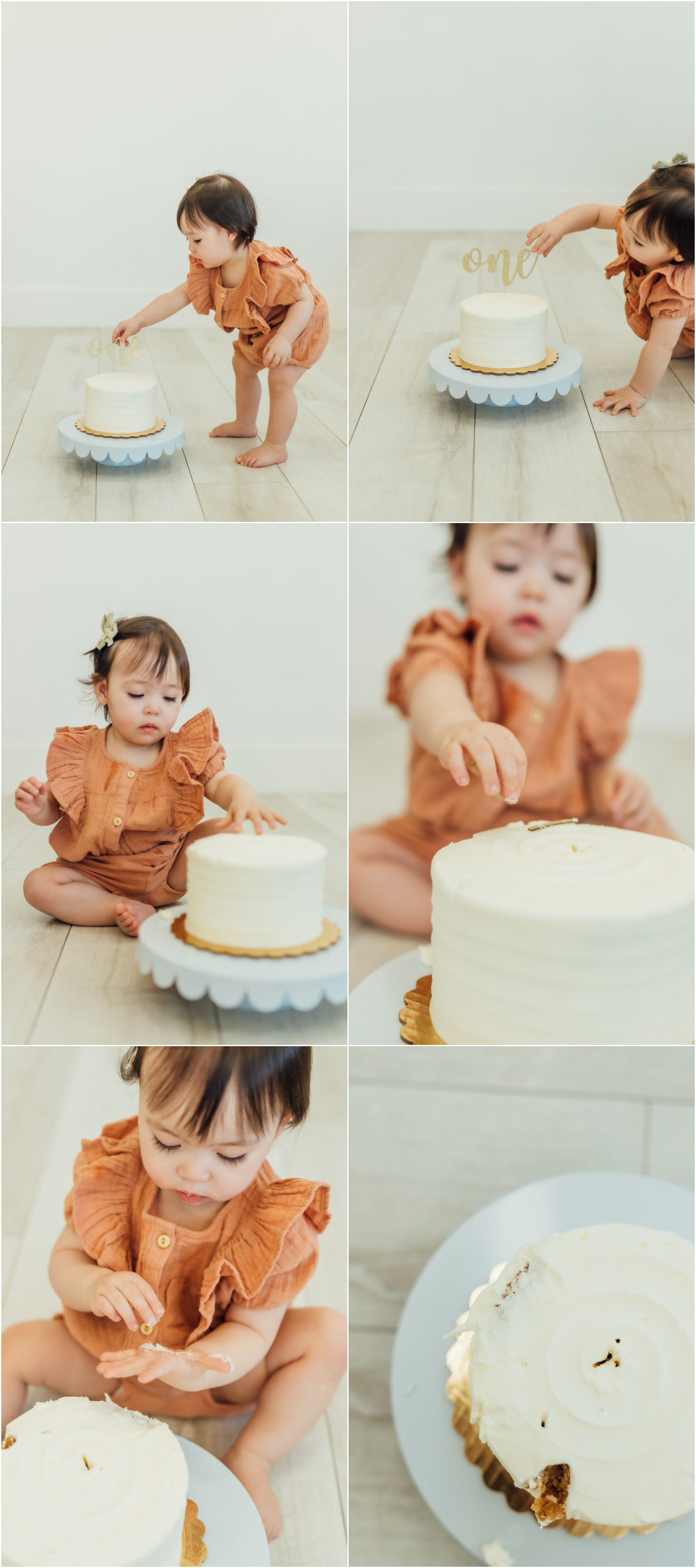 Blank Space Studio Photographer - Babys First Birthday Portraits and Cake Smash