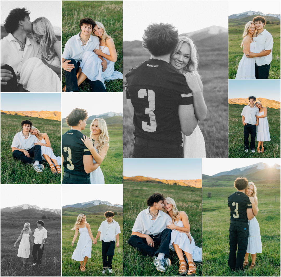 Boyfriend and Girlfriend Joint Senior Pictures - Spanish Fork Utah Photographer
