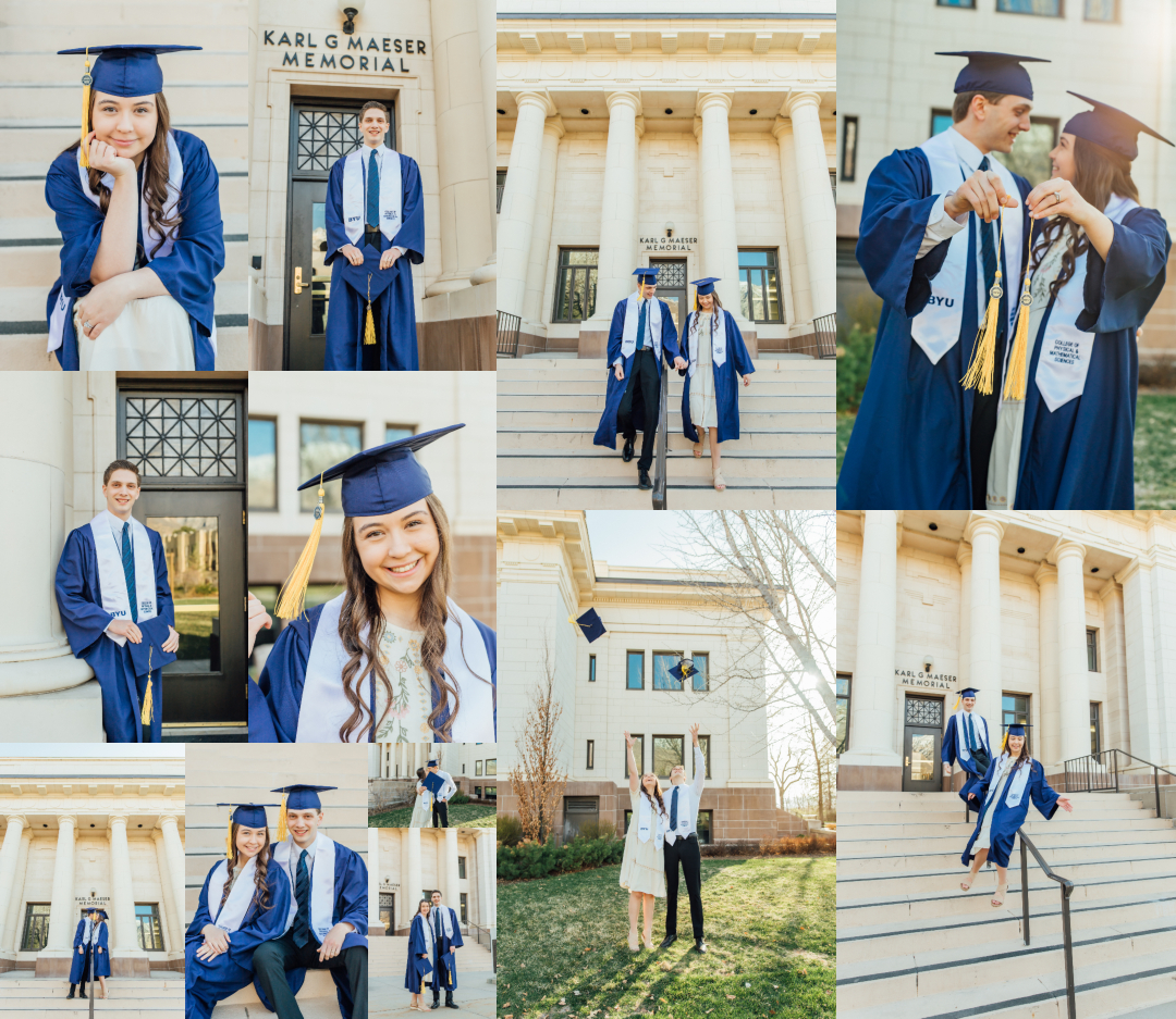 College Graduate Couple UVU Photographer in Orem