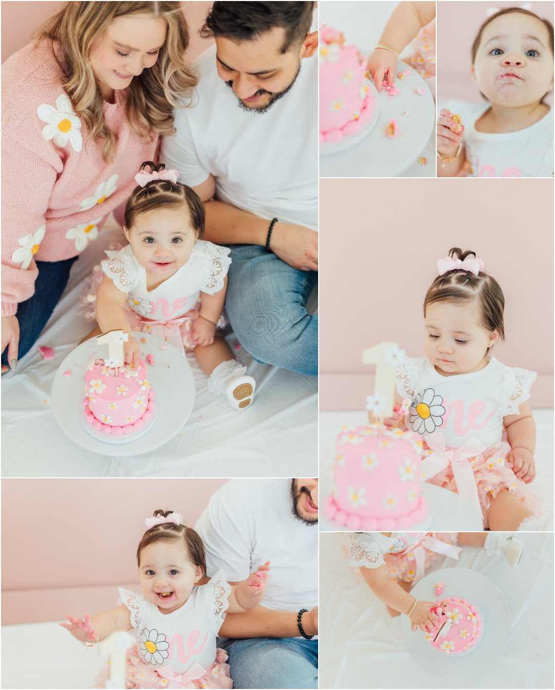 Saratoga Springs Photographer - Studio Cake Smash Photoshoot