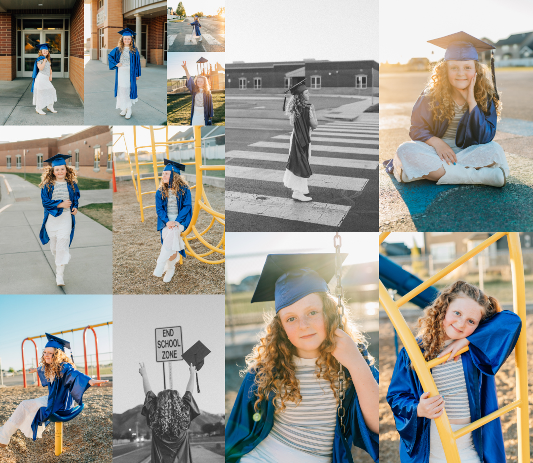 Elementary School Graduation Photos - 5th Grade Grad Photographer