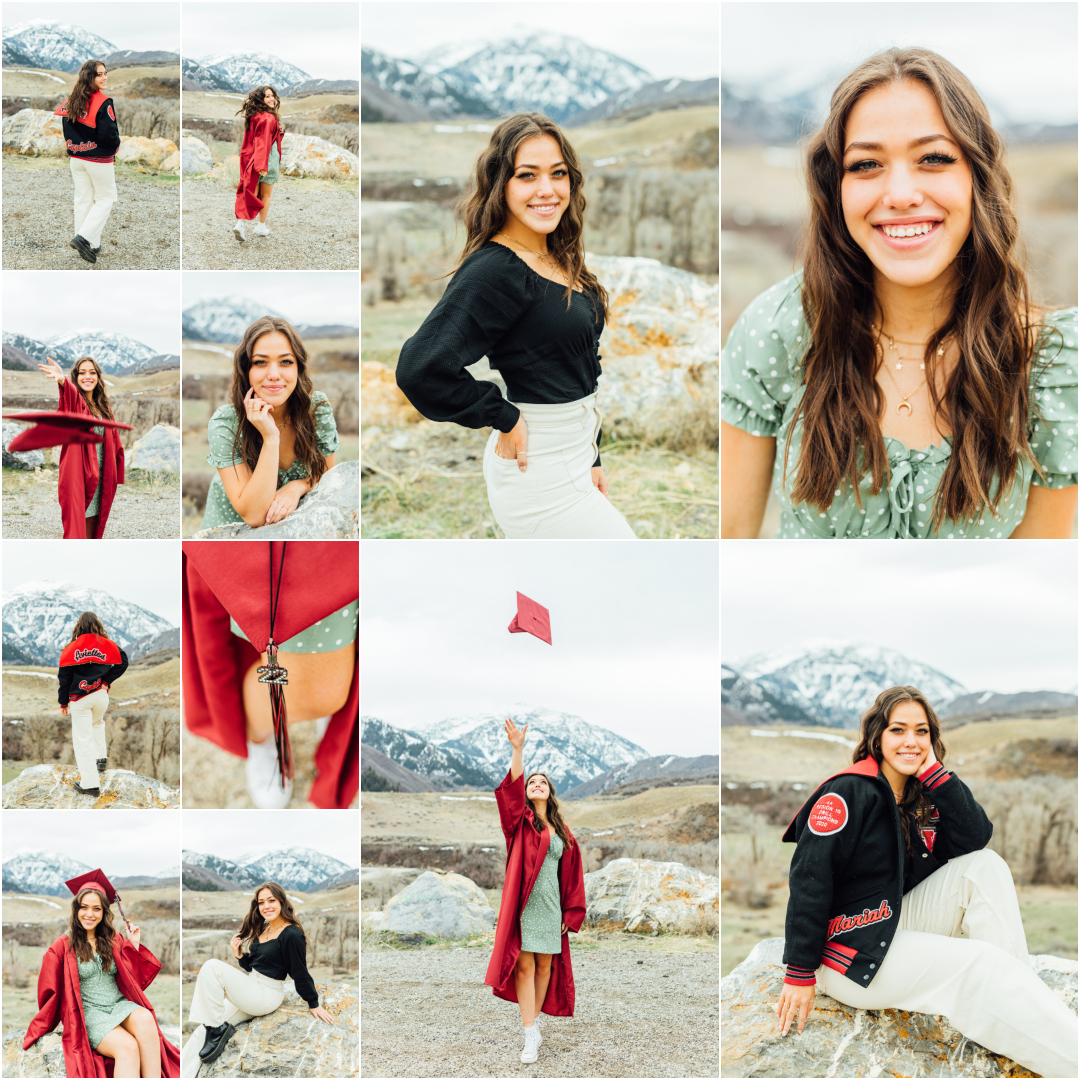 Provo Canyon Winter Photographer - Utah Senior Photography