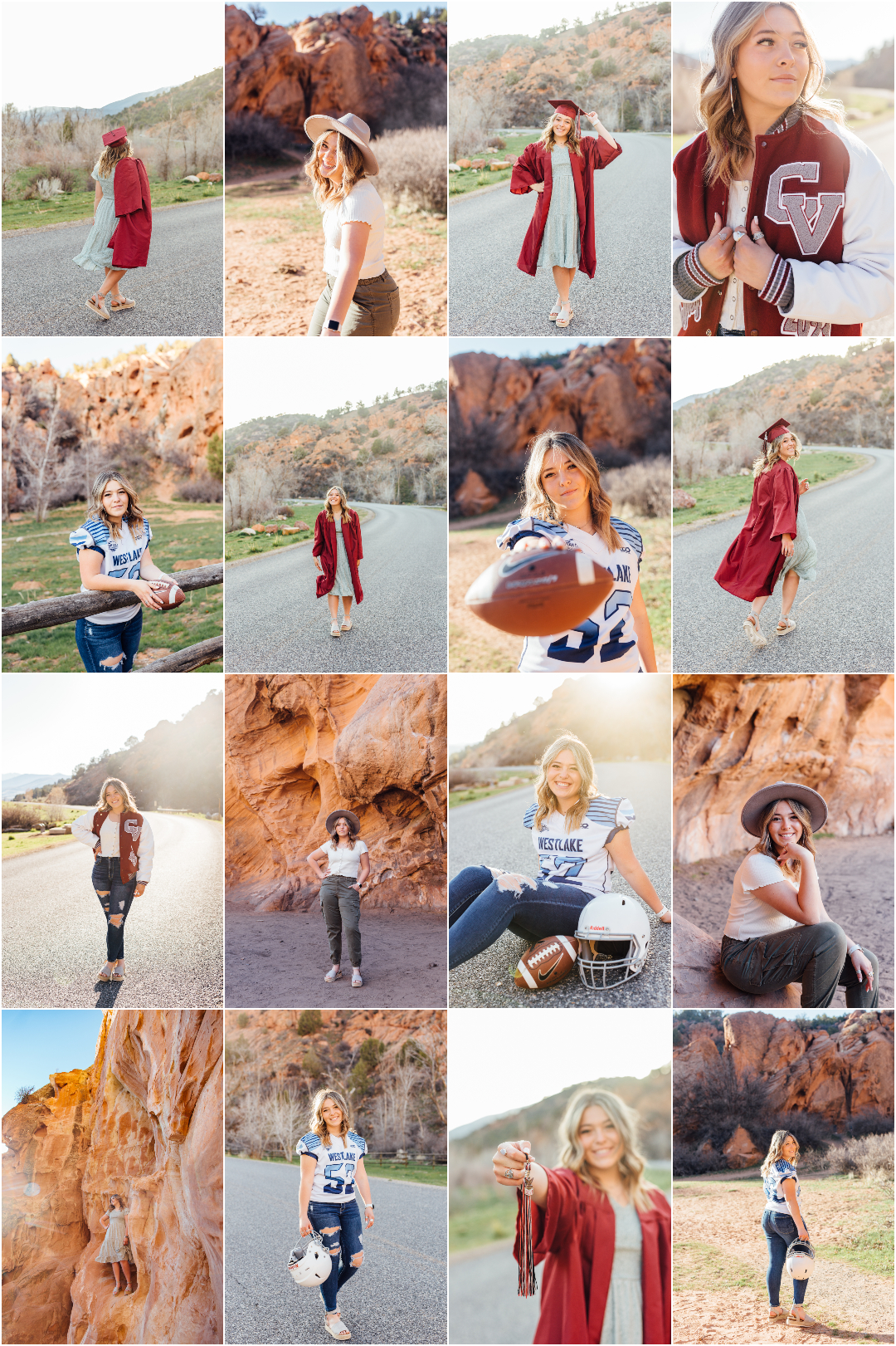 Spanish Fork Red Rock Senior Photographer