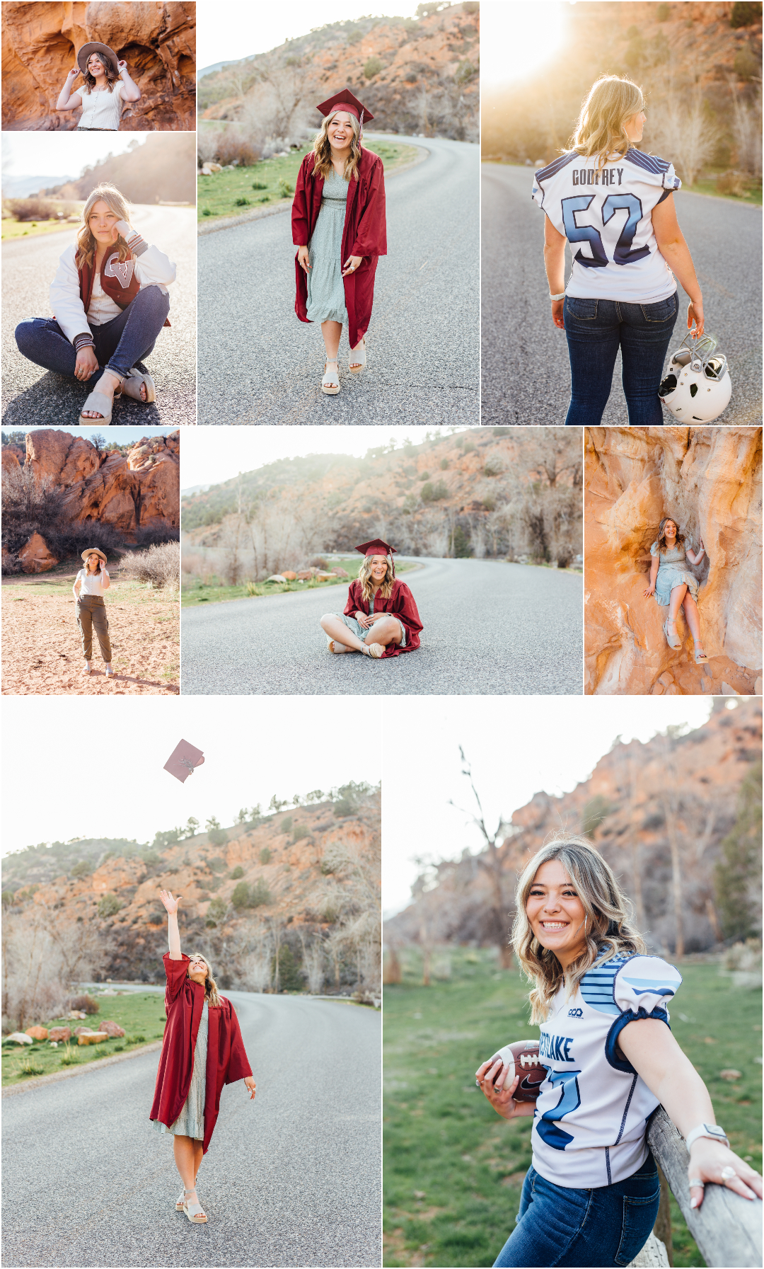 Spanish Fork Red Rock Senior Photographer