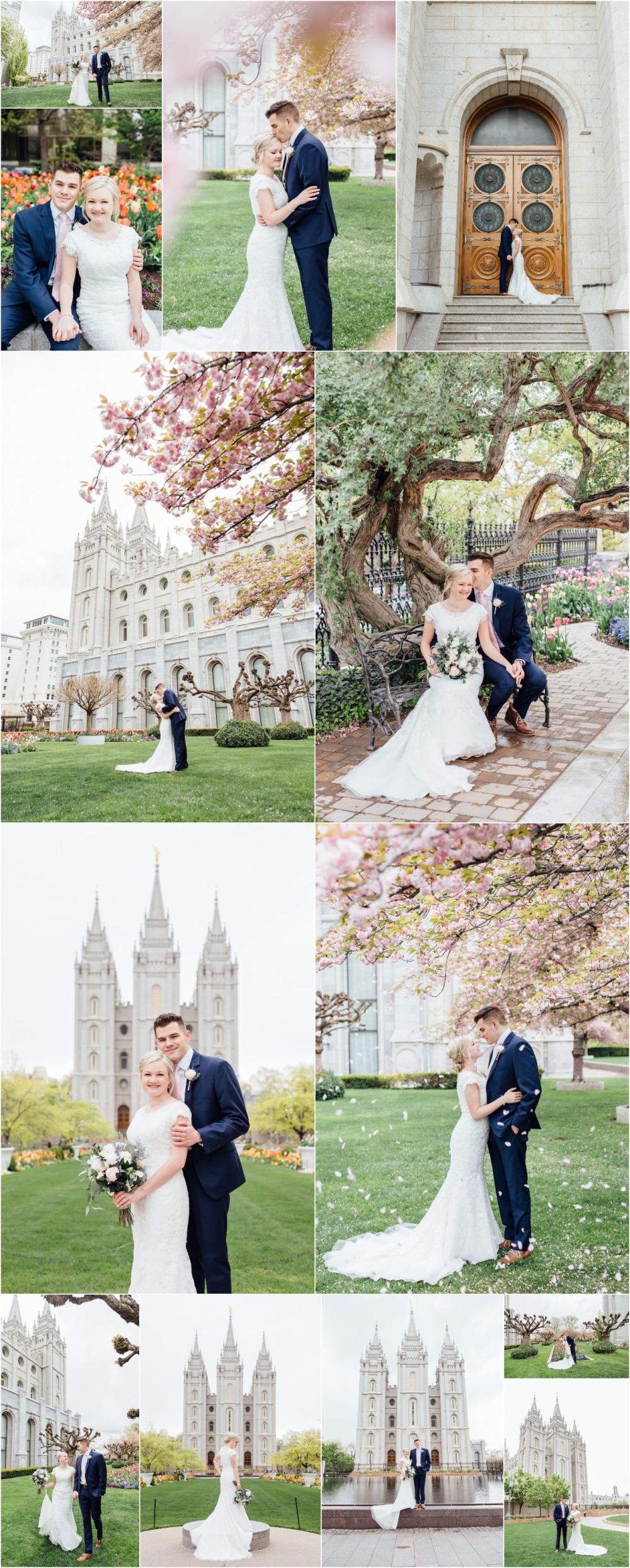 Salt Lake City Temple Wedding Photographer