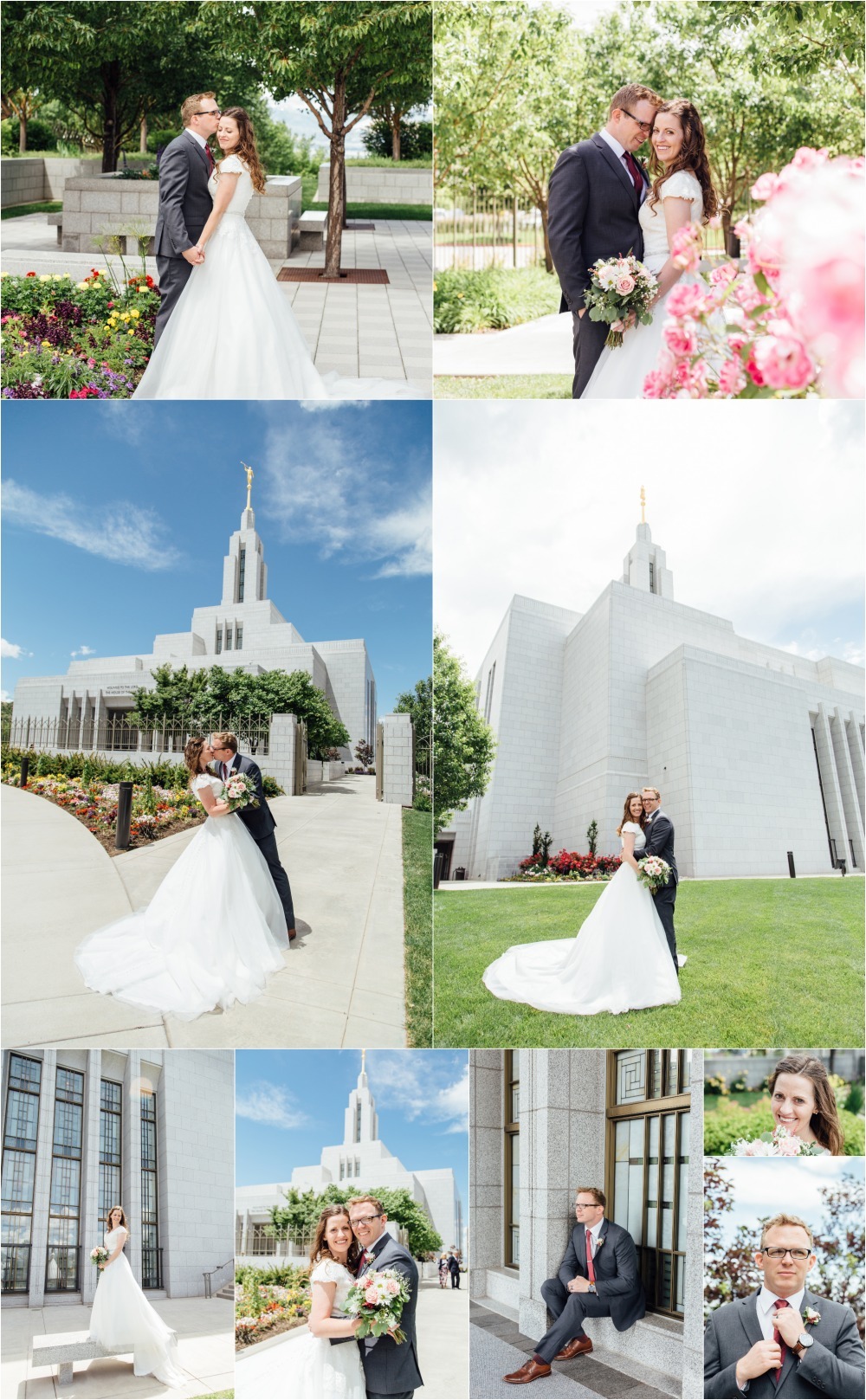 Draper Temple Wedding Photographer