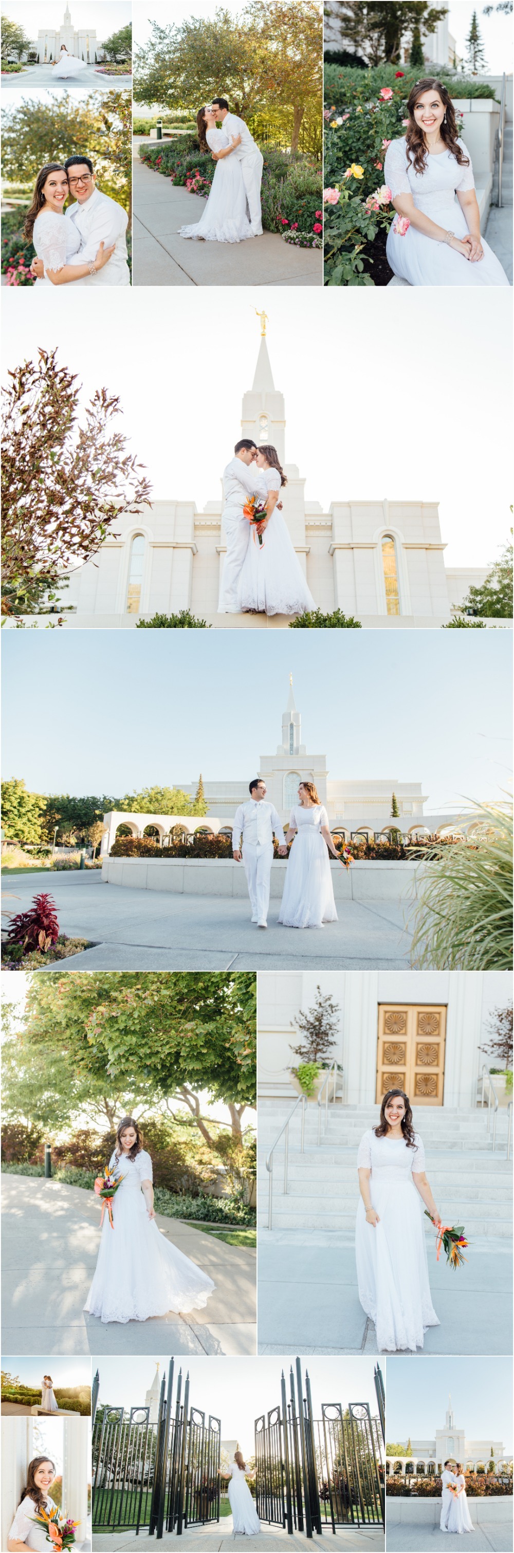 Bountiful Temple Wedding Photographer