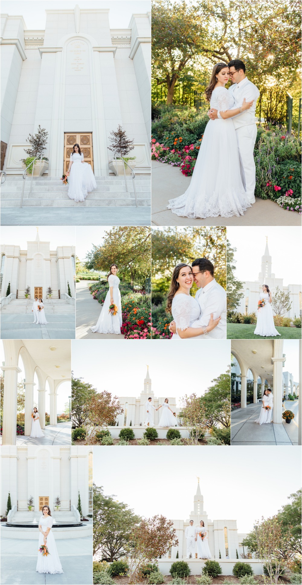 Bountiful Temple Wedding Photographer