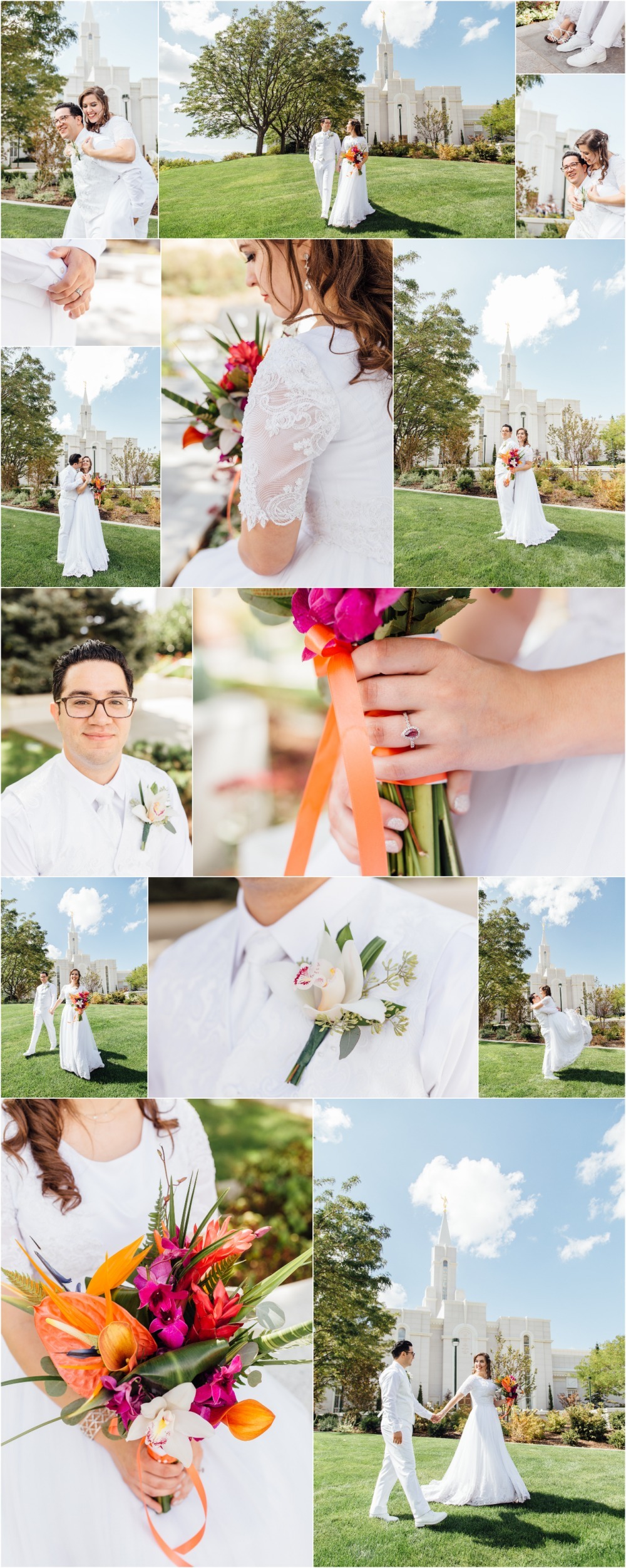 Bountiful Temple Wedding Photographer