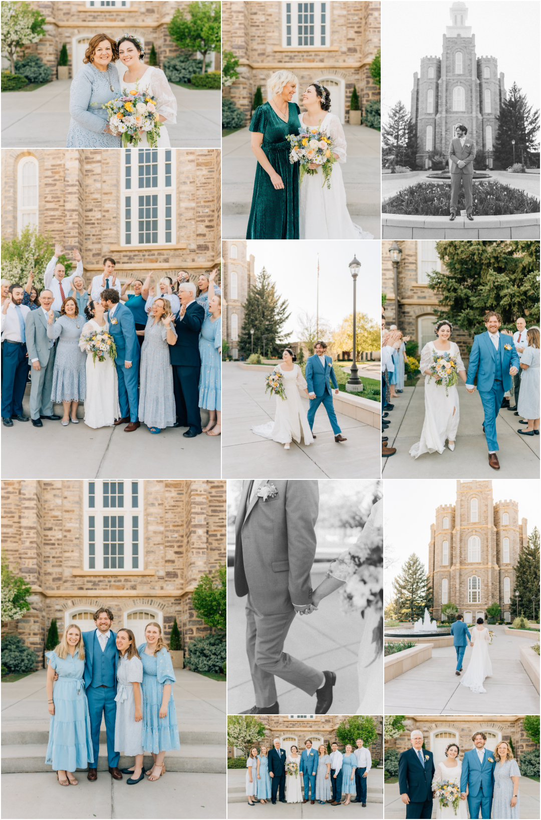 Logan LDS Temple Wedding - Utah LDS Temple Wedding Photographer