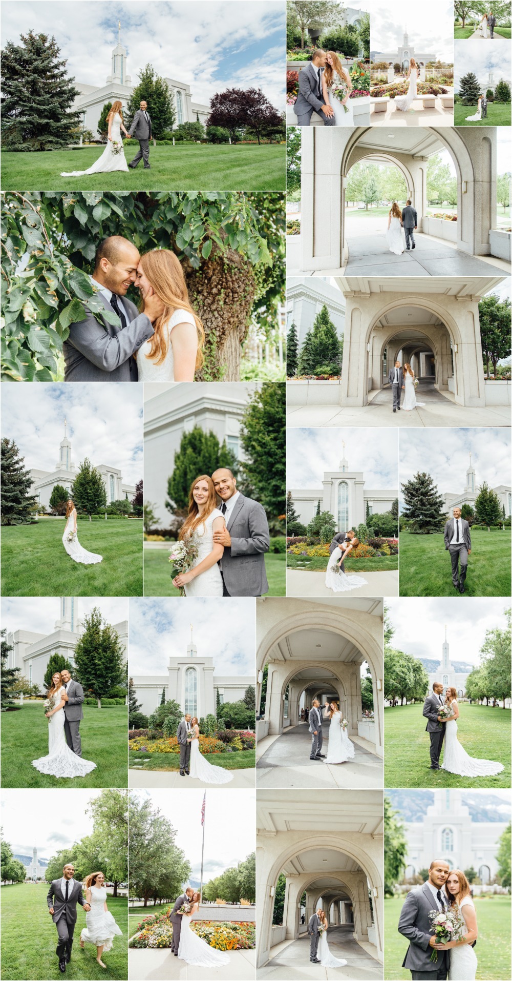 Mount Timpanogos Utah Temple Wedding Photographer