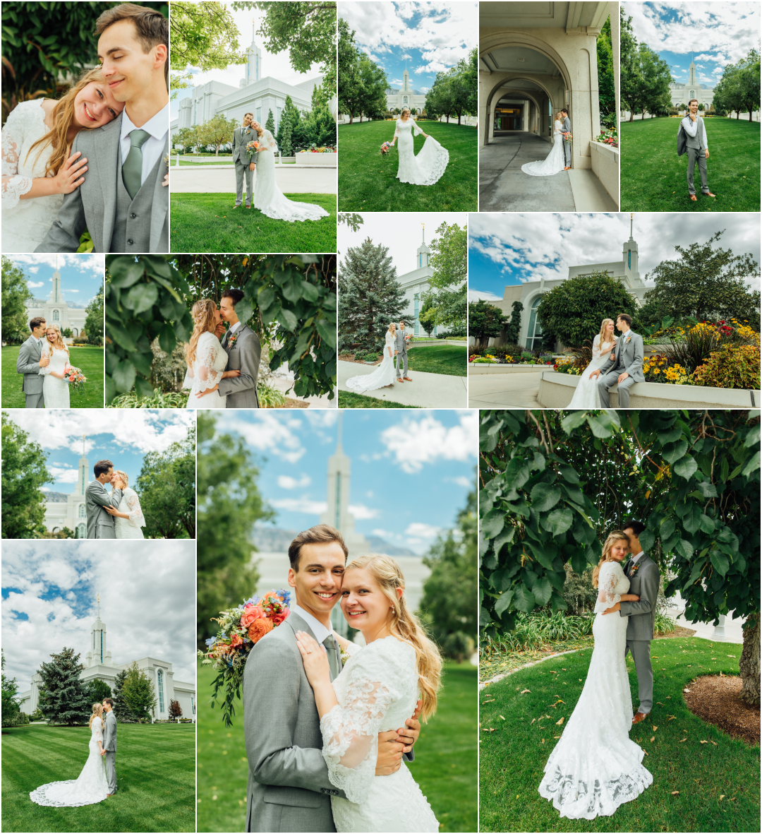 Mount Timpanogos LDS Temple - Utah Wedding Photographer