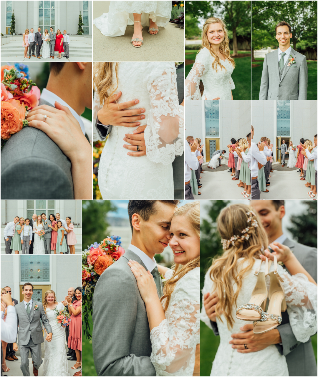 Mount Timpanogos LDS Temple - Utah Wedding Photographer