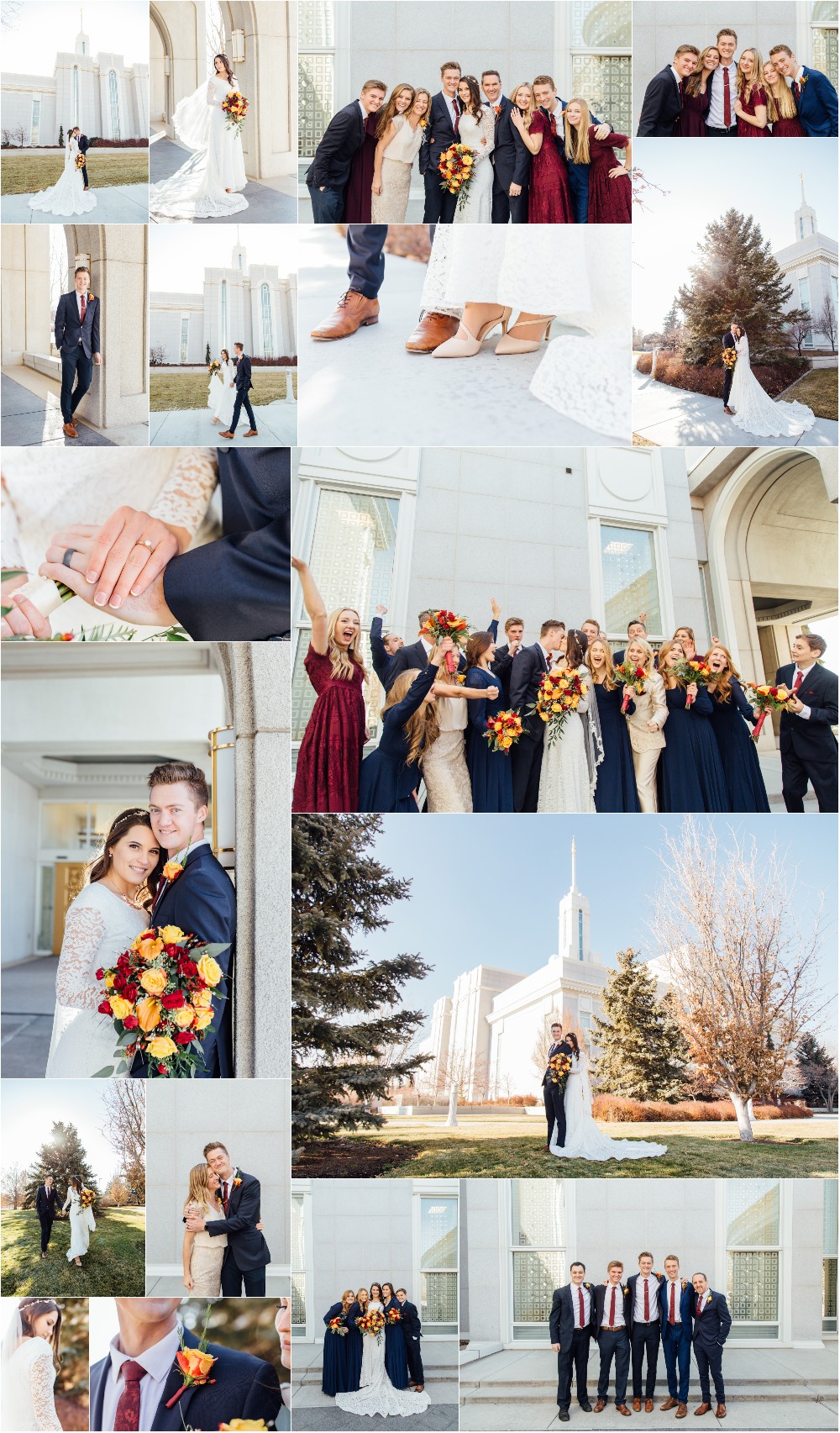 Mount Timpanogos LDS Temple Wedding Photographer