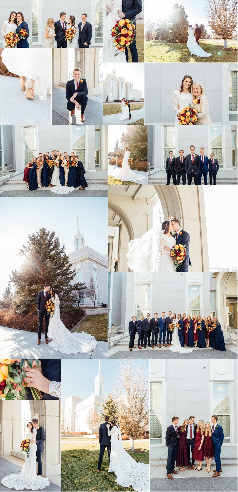 Mount Timpanogos LDS Temple Wedding Photographer