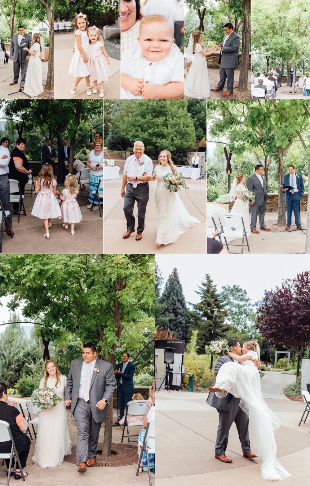 Conservation Garden Park Wedding Reception Photographer