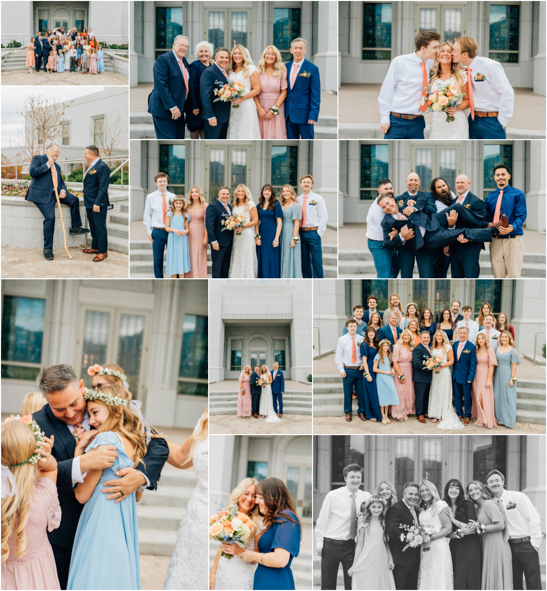 Orem LDS Temple Sealing - Utah County Wedding Photography