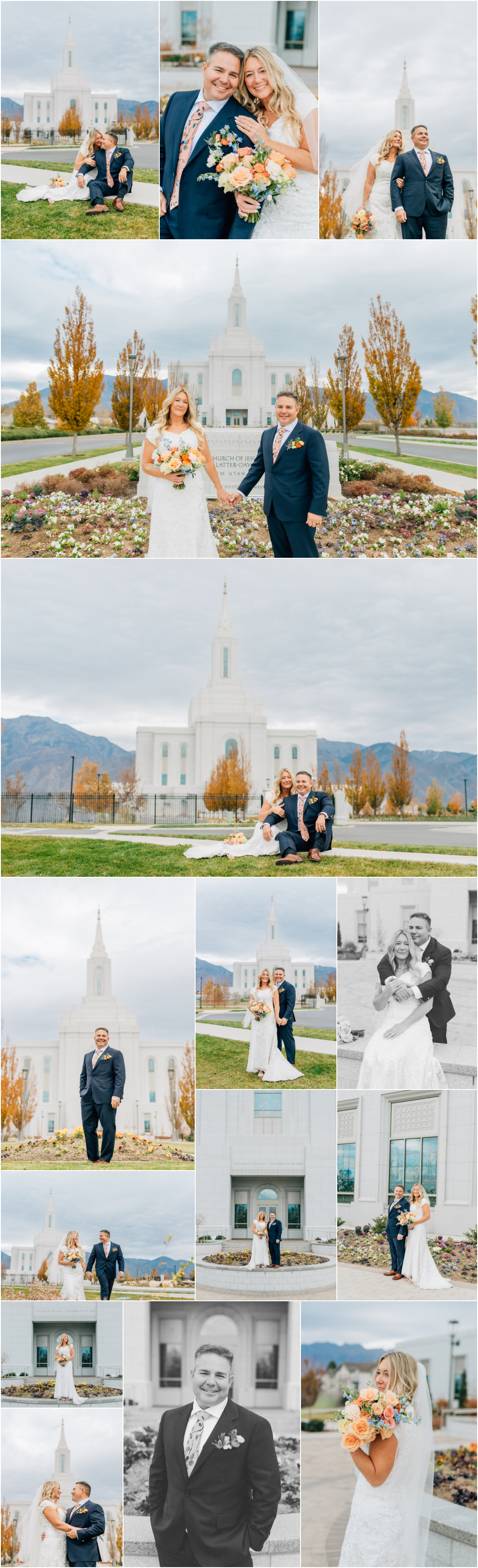 Orem LDS Temple Sealing - Utah County Wedding Photography