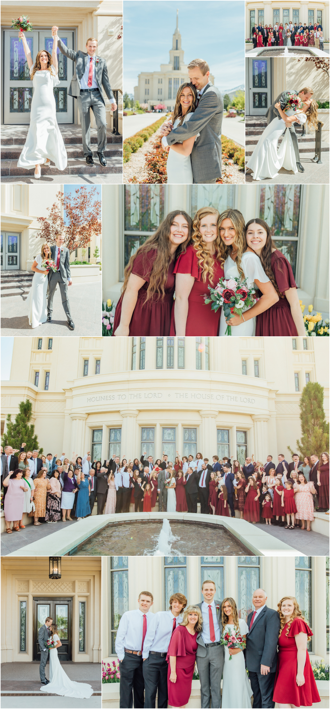 Payson Temple Wedding Photographer