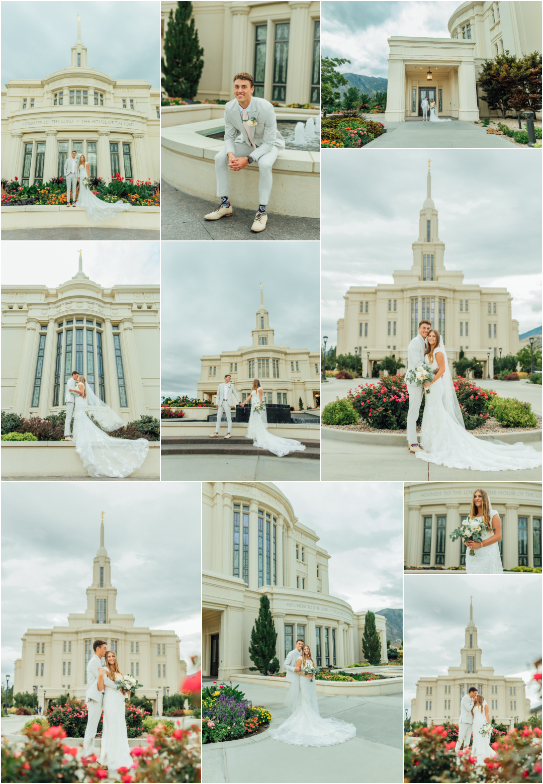 Utah Bridal Photographer - LDS Payson Temple Bridals