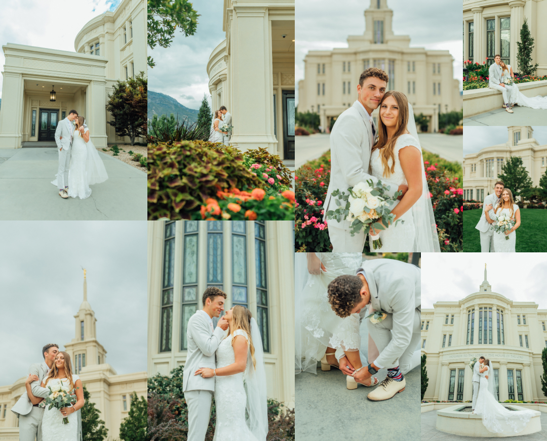 Utah Bridal Photographer - LDS Payson Temple Bridals