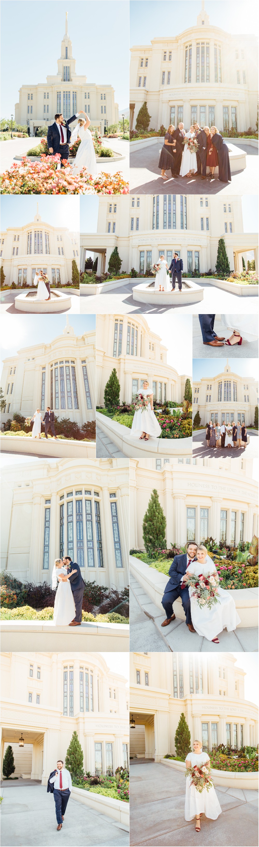 Payson Temple Wedding Photographer