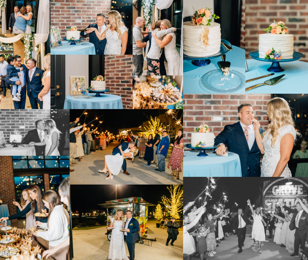 The Grove Station Pleasant Grove - Utah County Reception Wedding Photographer
