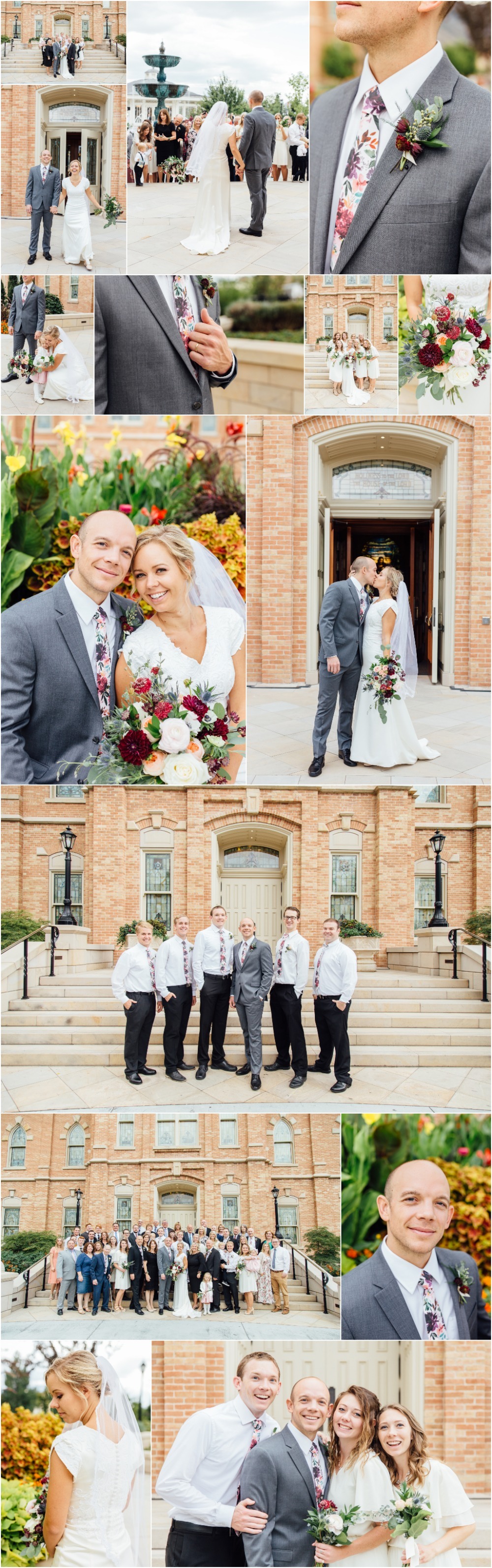 Provo City Center Temple Wedding Photographer