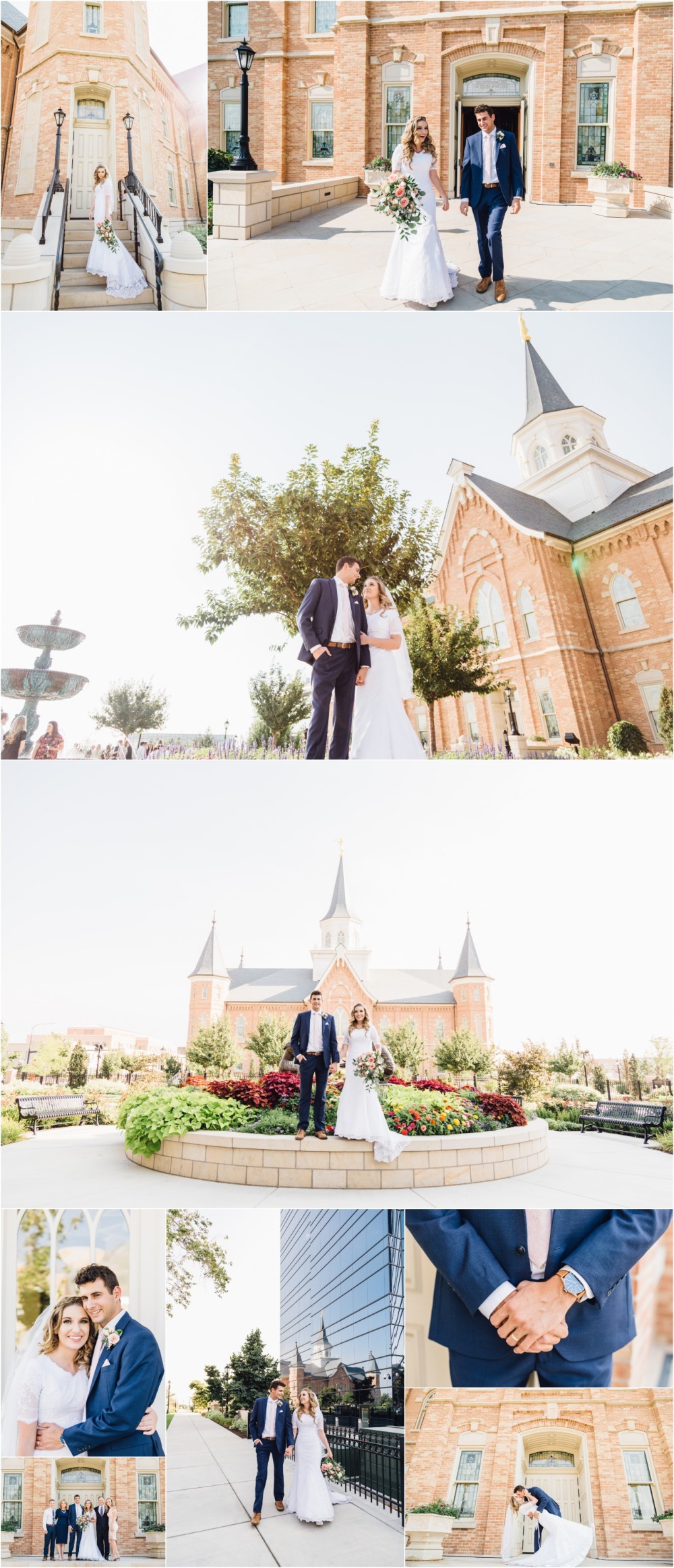 Provo City Center Temple Wedding Photographer