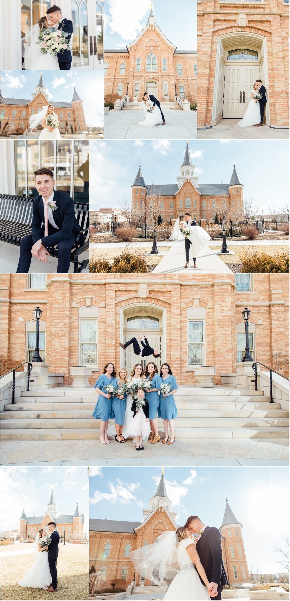 Provo City Center Temple Wedding Photographer