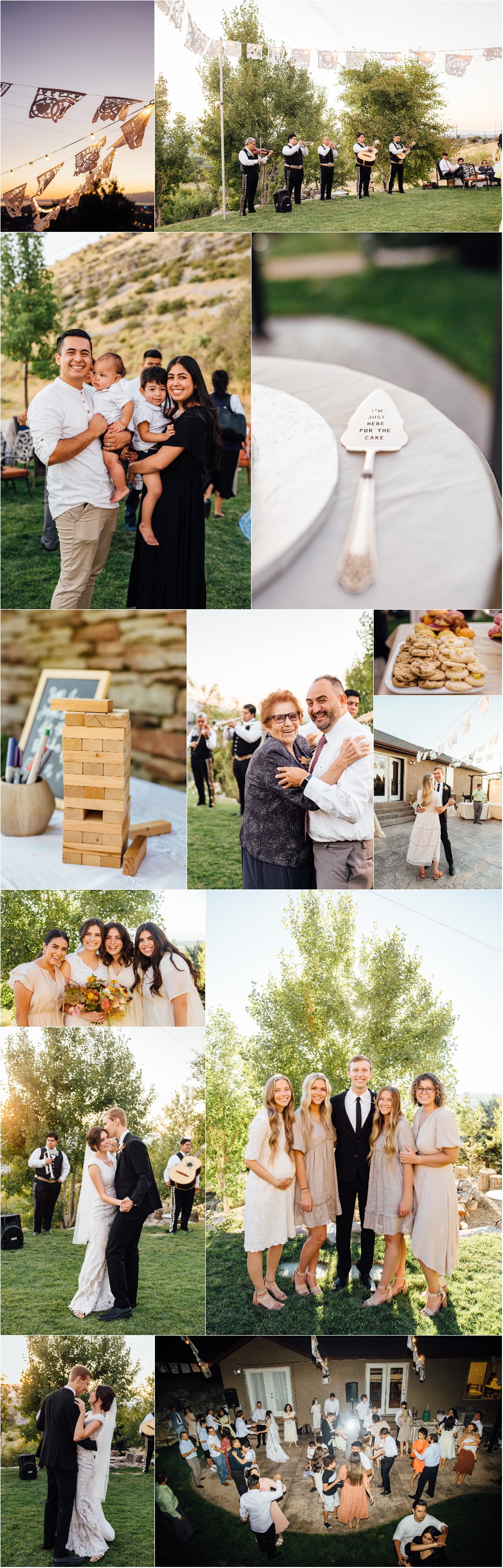 Provo Utah Outdoor Wedding Reception Photographer