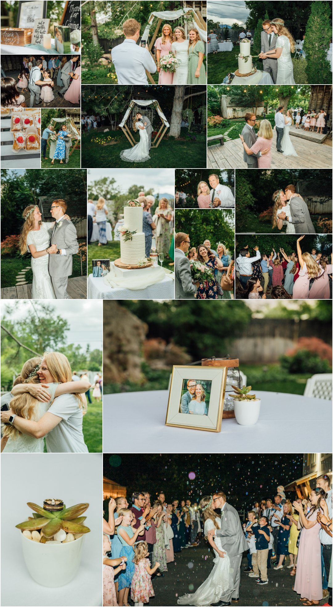 Springville Wedding Reception Photographer - Aleahlani and Brady