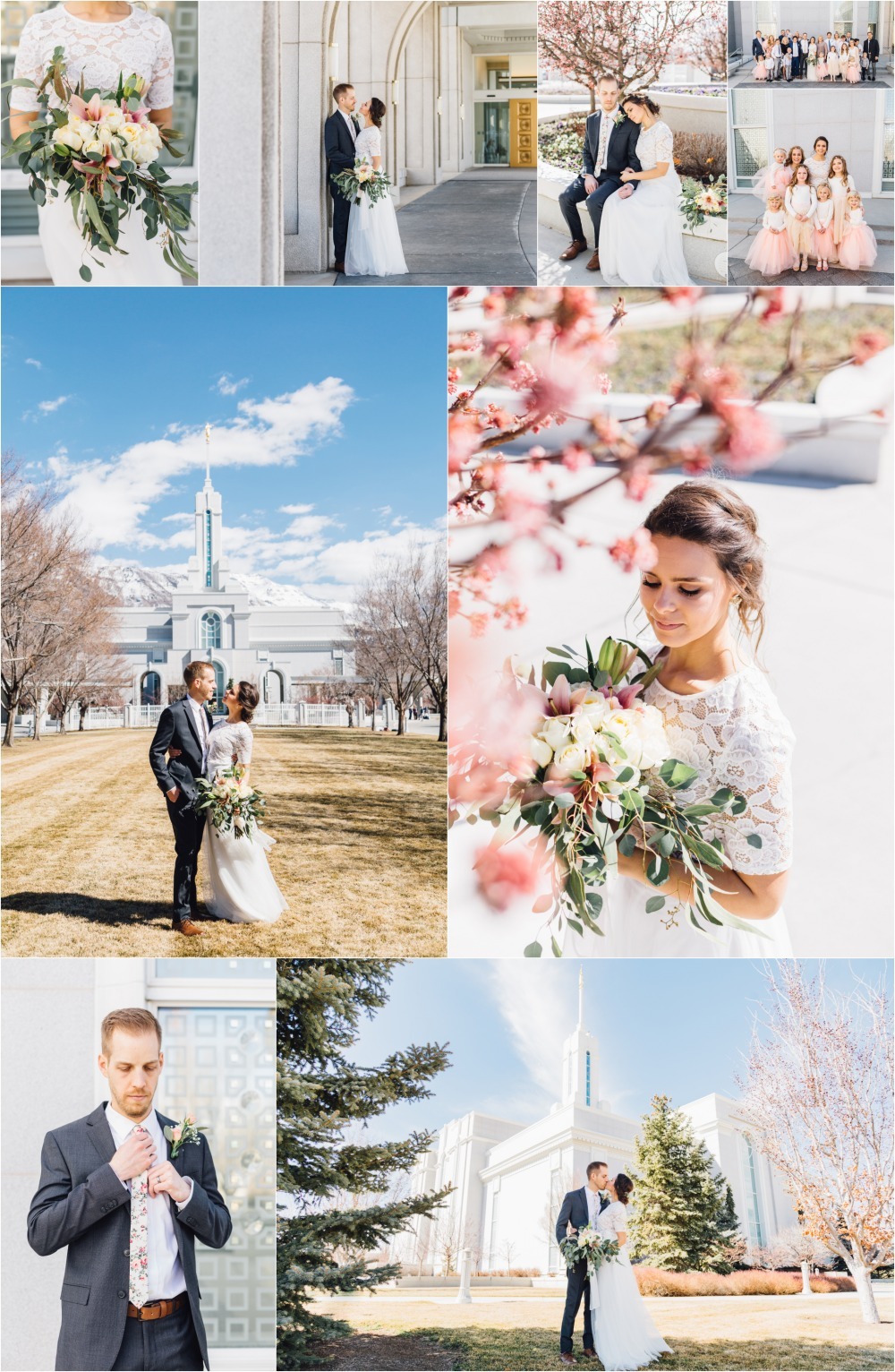 Timpanogos Temple Wedding Photographer