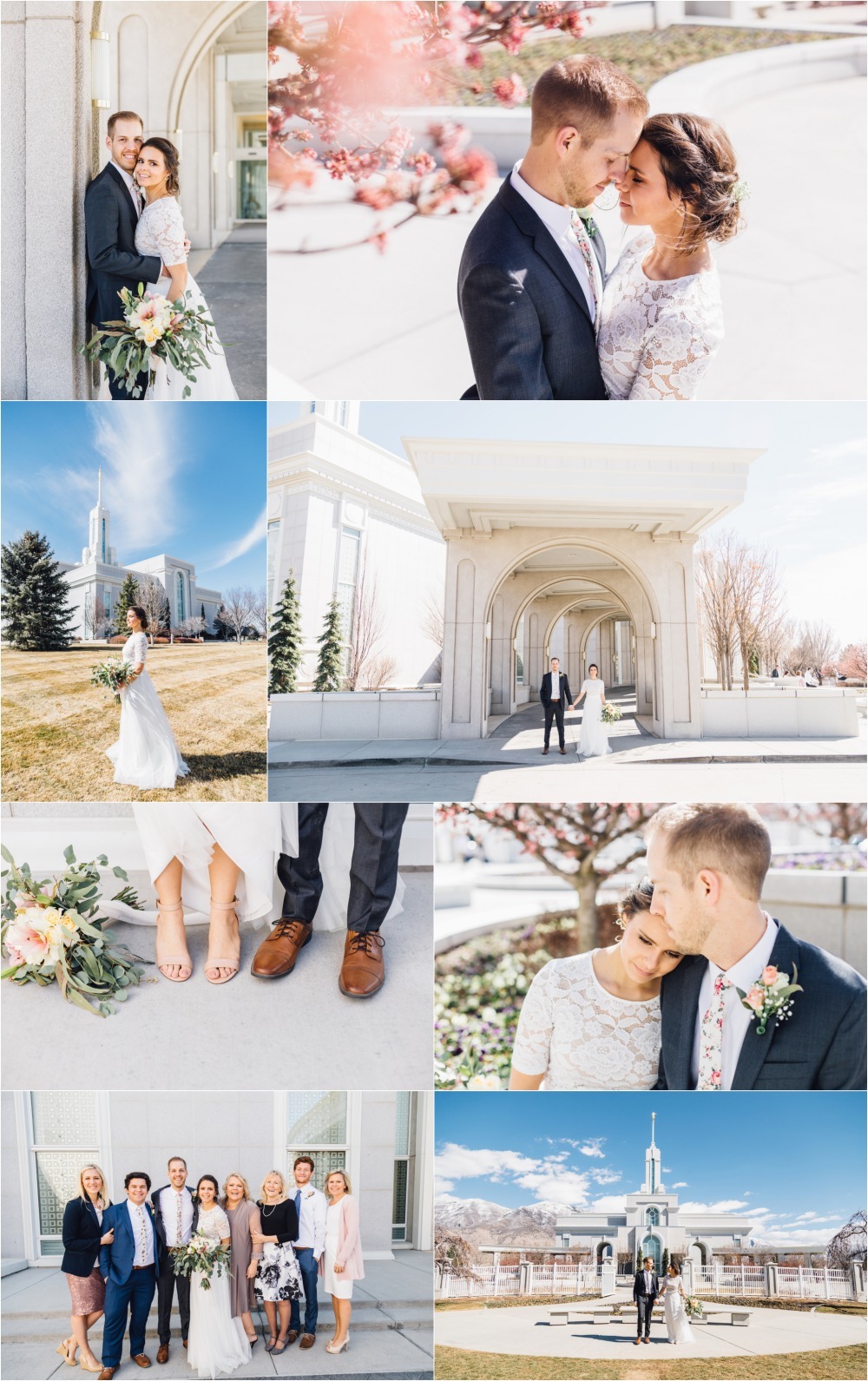 Timpanogos Temple Wedding Photography